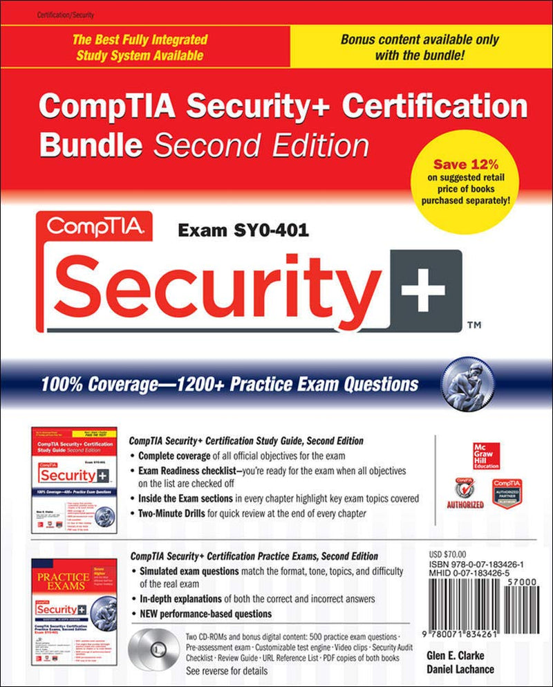 CompTIA Security+ Certification Bundle, Second Edition (Exam SY0-401)