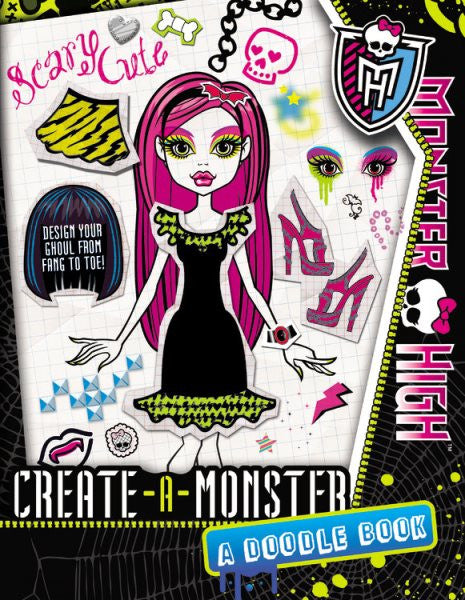 Monster High: Create-A-Monster: A Doodle Book