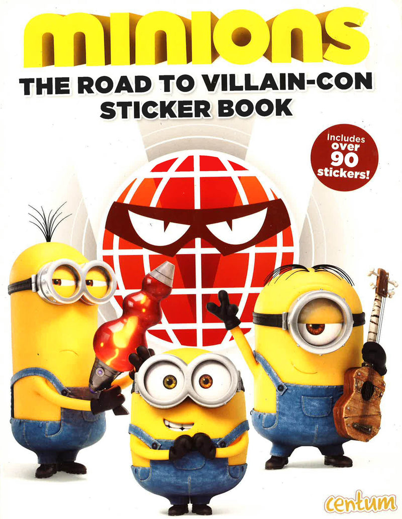 Minions: The Road to Villain-Con: Reusable Sticker Book