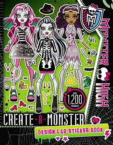 Monster High: Create-A-Monster Design Lab Sticker Book