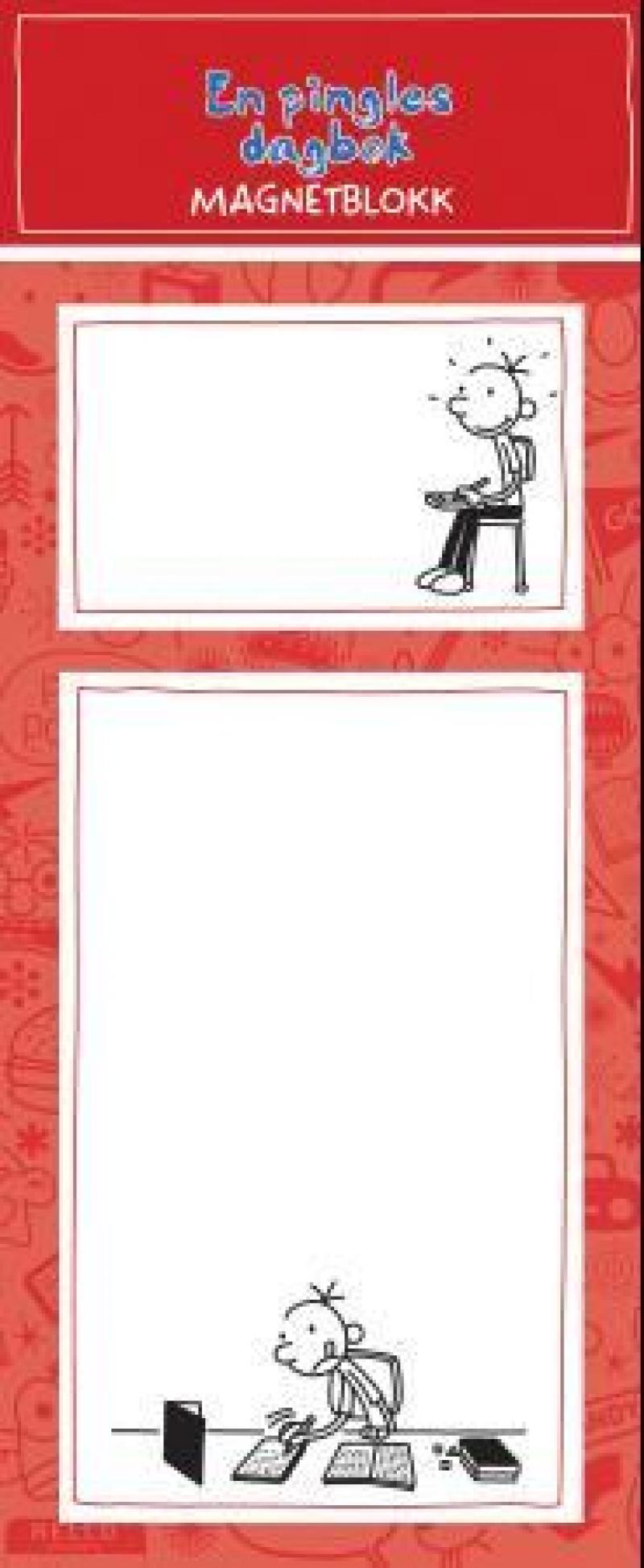 Diary of a Wimpy Kid Red Mag Pad