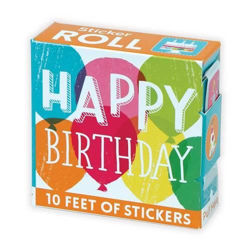 Happy Birthday Sticker Roll