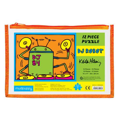 Keith Haring DJ Robot Pouch Puzzle: Hundreds of Labels for Homemade Baked Goods, Jams, Jellies, Pickles, and More