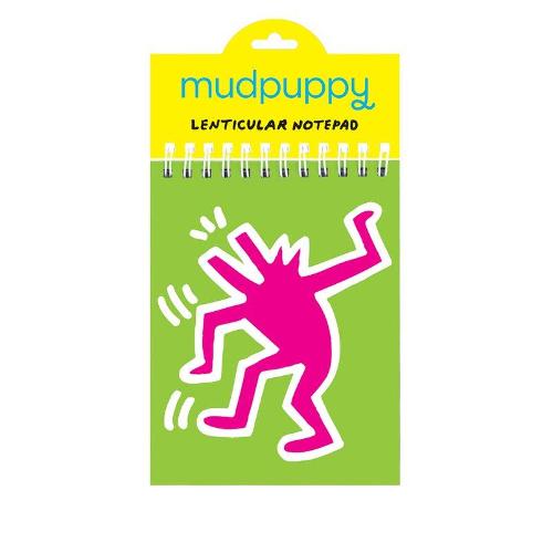 Keith Haring Dancing Dog Lenticular Notepad