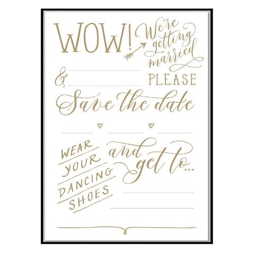 Cheree Berry Love Lettering Save The Date Notecards