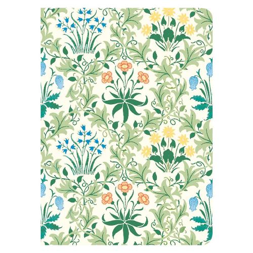 William Morris Celandine Handmade Embroidered Journal