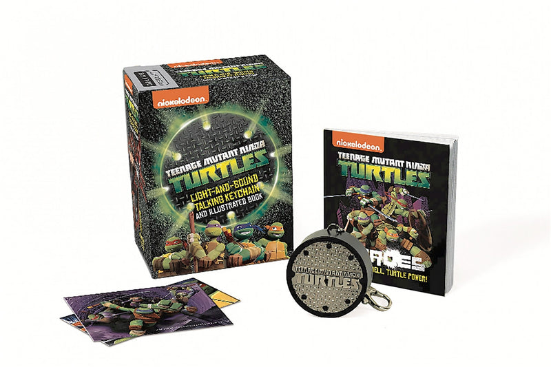 Teenage Mutant Ninja Turtles: Light-and-Sound Talking Keychain and Illustrated Book