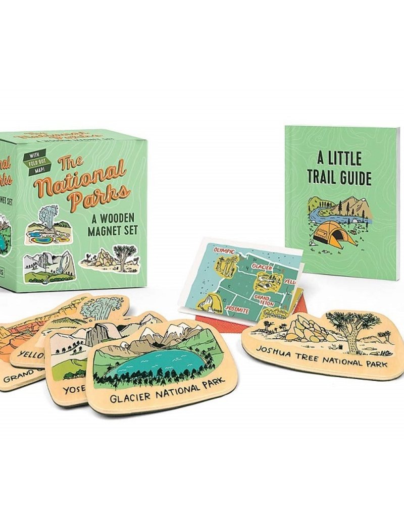 The National Parks: A Wooden Magnet Set