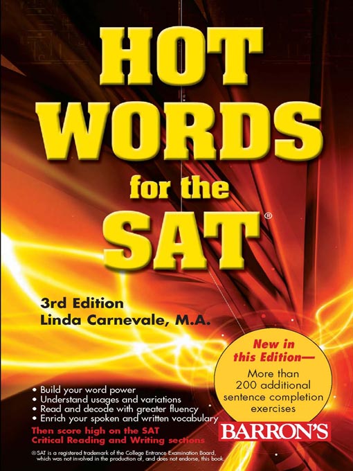 Hot Words for the Sat