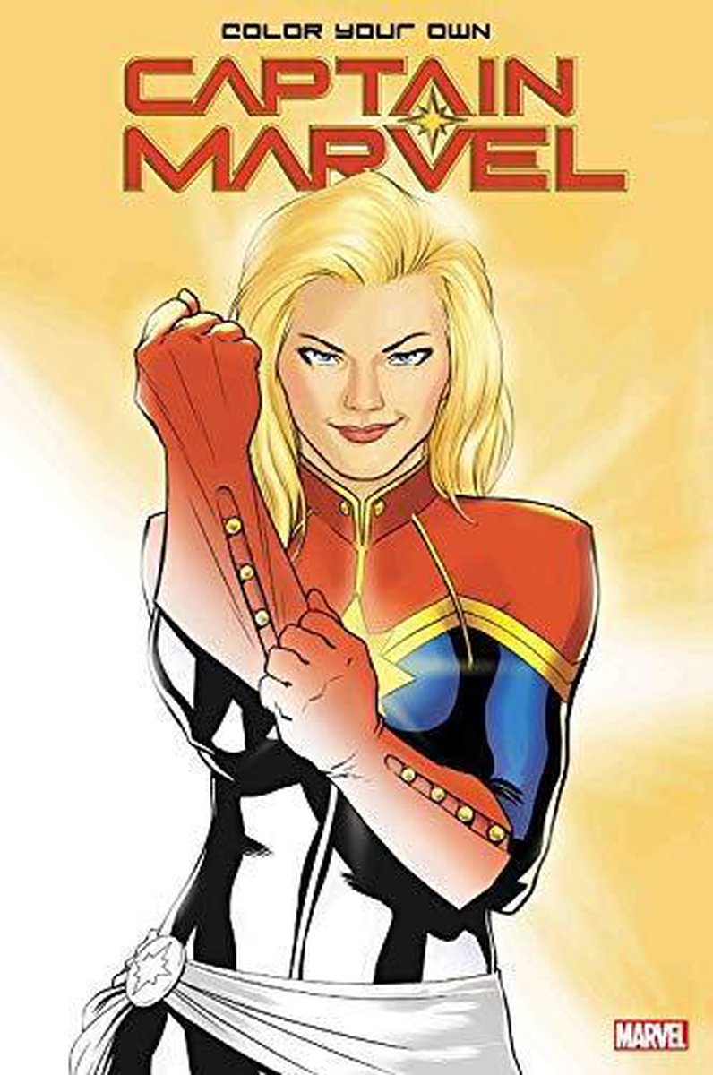 Color Your Own Captain Marvel