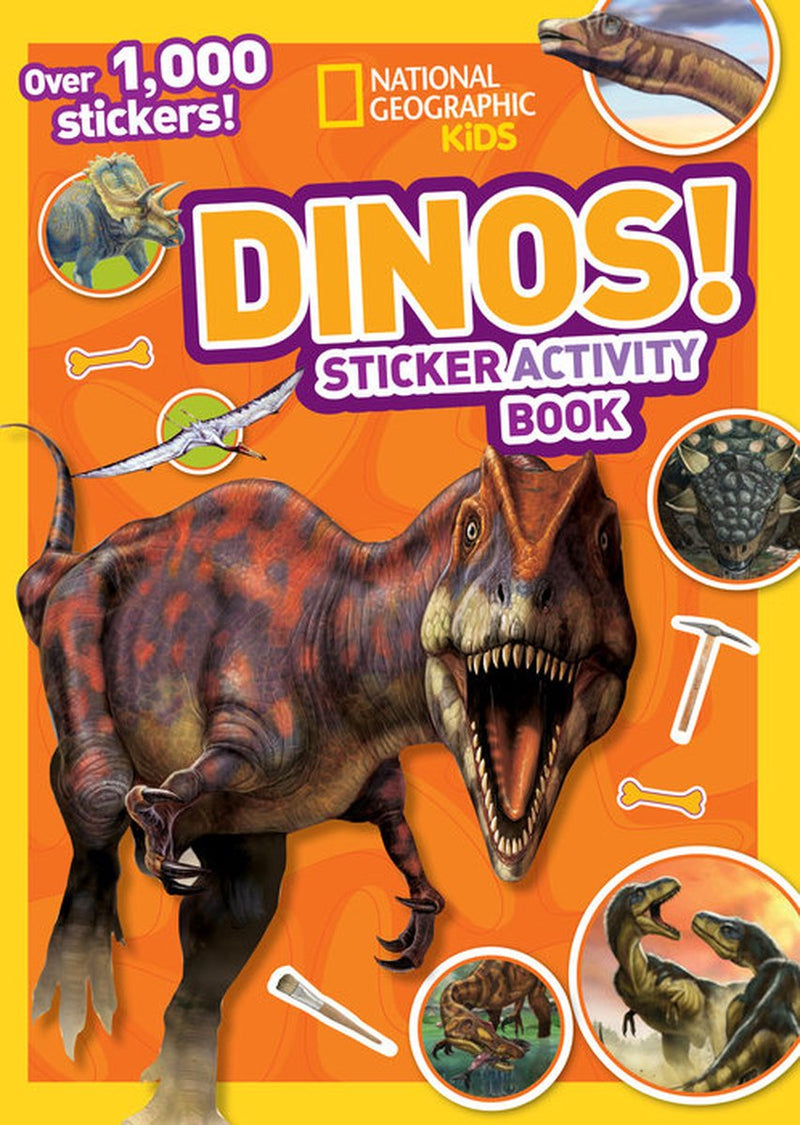 National Geographic Kids Dinos Sticker Activity Book: Over 1,000 Stickers!