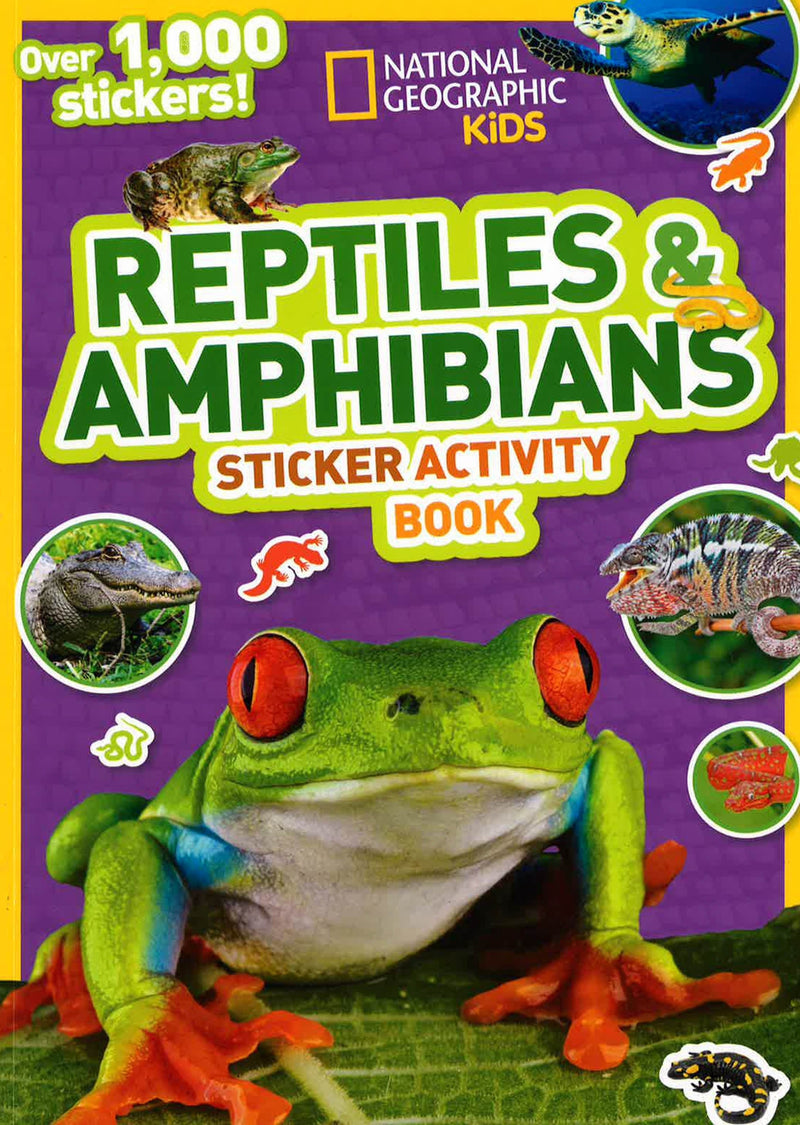 Reptiles and Amphibians Sticker Activity Book: Over 1,000 Stickers!