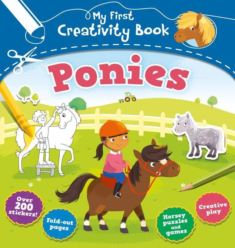 Ponies: Over 200 Stickers. Fold-Out Pages. Puzzles and Games. Creative Play.