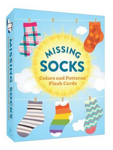 Missing Socks Colors and Patterns Flash Cards