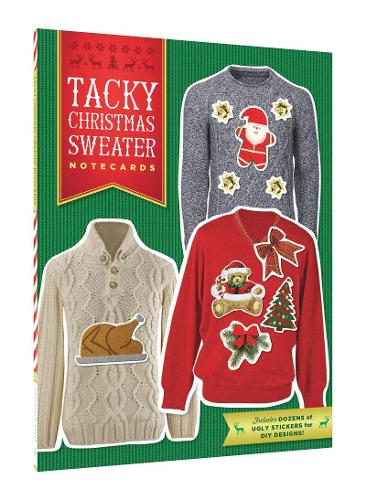 Tacky Christmas Sweater Notecards: 12 Notecards & Envelopes