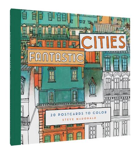 Fantastic Cities: 20 Postcards: 20 Postcards to Color