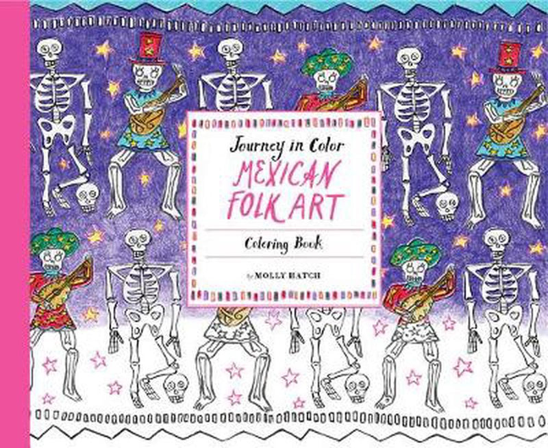 Mexican Folk Art: Coloring Book