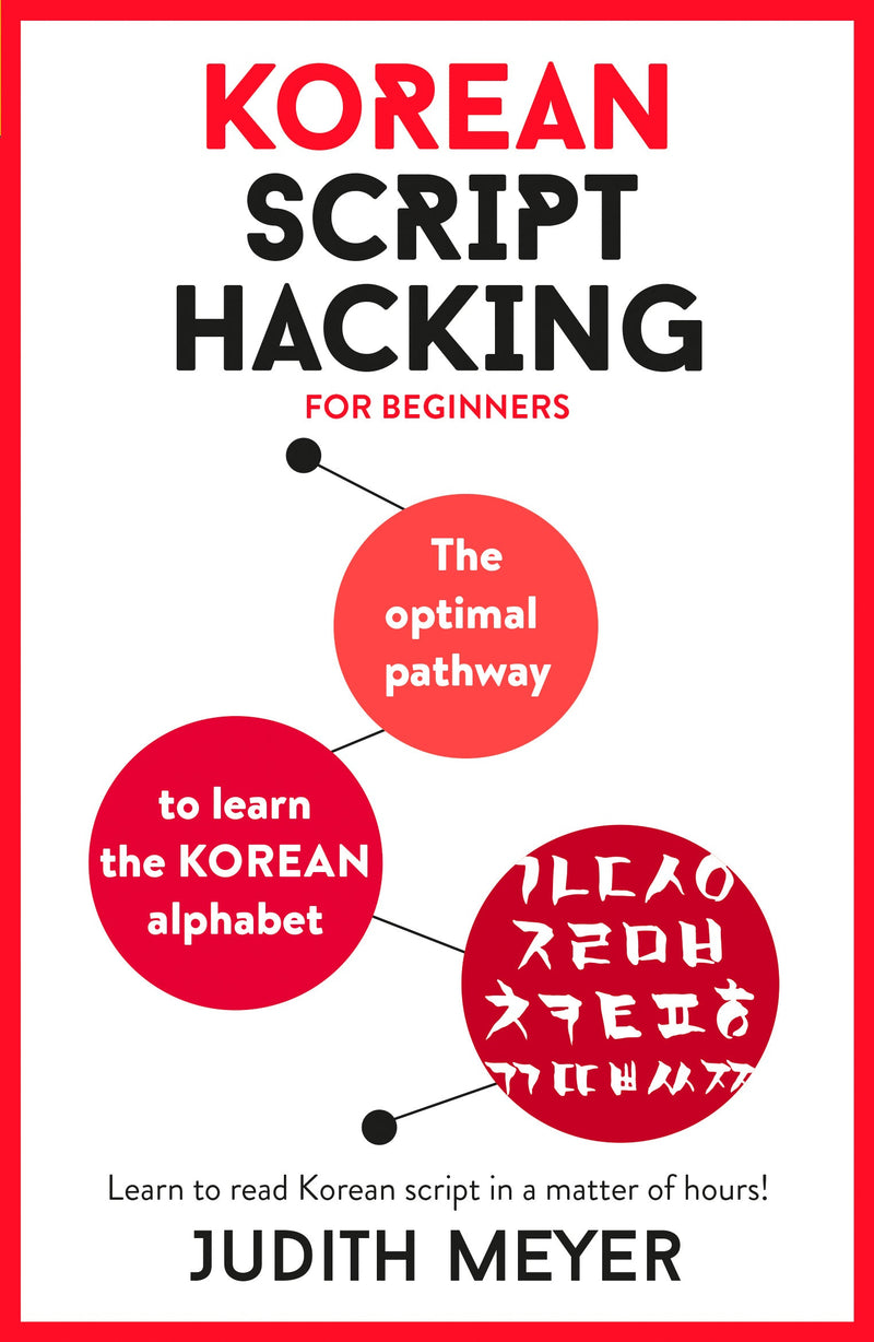 Korean Script Hacking: The optimal pathway to learn the Korean alphabet