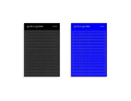 Grids & Guides (Micro Black) Notebook: A Pocket Size Notebook