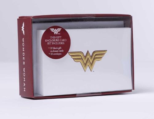 DC Comics: Wonder Woman Foil Gift Enclosure Cards: 10 Blank Cards and 10 Envelopes: Set of 10