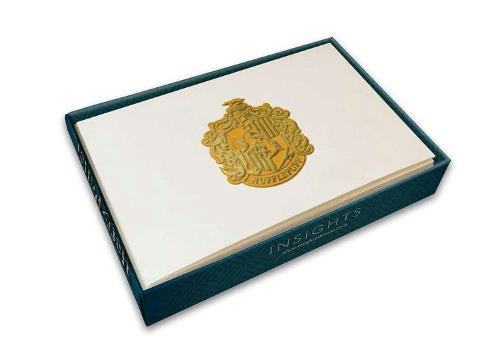 Harry Potter: Hufflepuff Crest Foil Note Cards: Set of 10