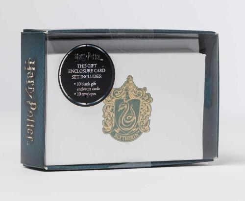 Harry Potter: Slytherin Crest Foil Gift Enclosure Cards: Set of 10