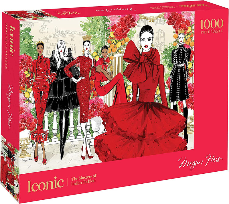 Iconic: 1000-Piece Puzzle: The Masters of Italian Fashion