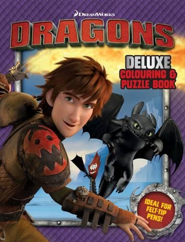 How to Train Your Dragon - Core Deluxe Colouring and Puzzle Book