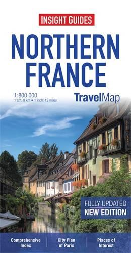 Insight Travel Map: Northern France