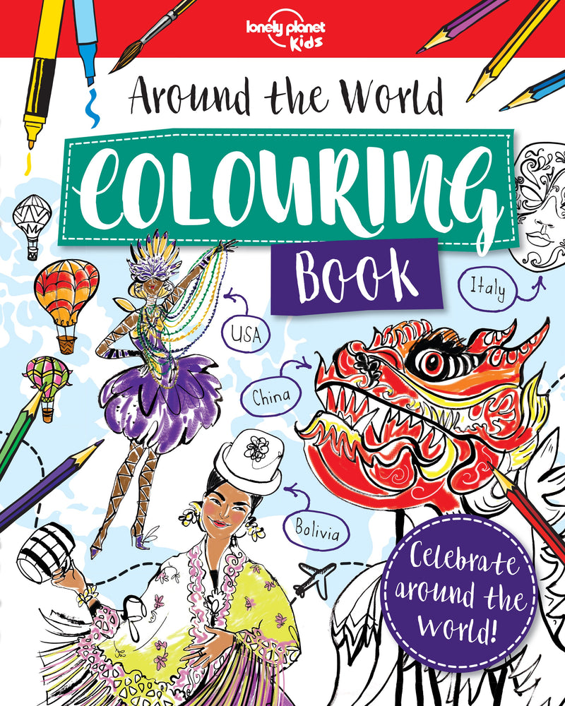 Around the World Coloring Book 1