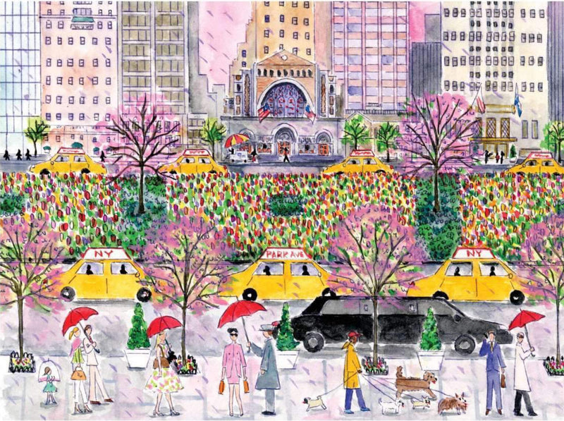 Michael Storrings Spring on Park Avenue 1000 Piece Puzzle