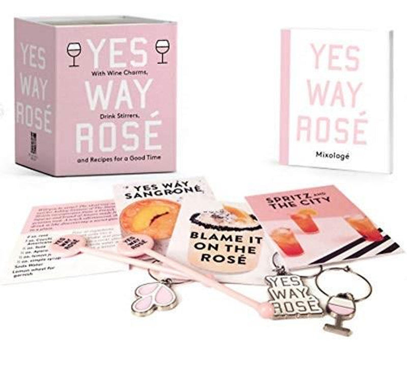 Yes Way Rose Mini Kit: With Wine Charms, Drink Stirrers, and Recipes for a Good Time