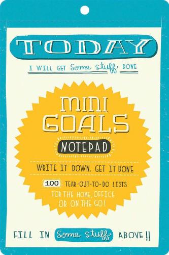 Mini Goals Notepad