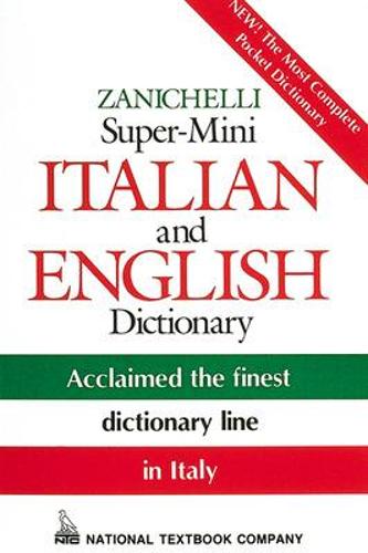 Zanichelli Super-Mini Italian and English Dictionary