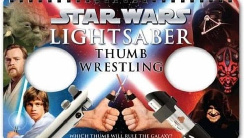 Star Wars Lightsaber Thumb Wrestling