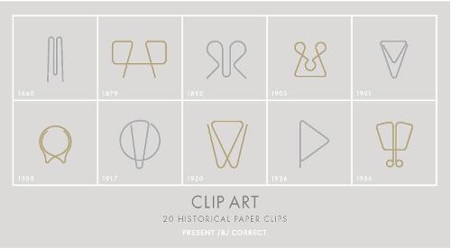 Clip Art Paperclips: 20 Historical Paper Clips